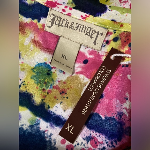 NWT Jack and Jinger paint splash dress - Picture 3 of 4